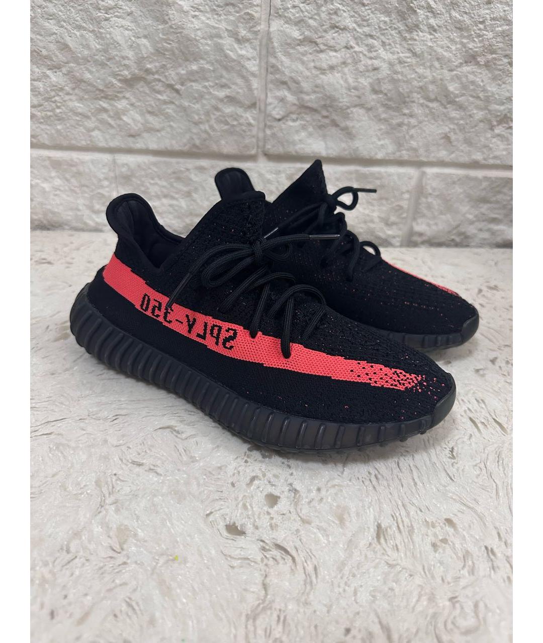 ADIDAS YEEZY Черные низкие кроссовки / кеды, фото 6