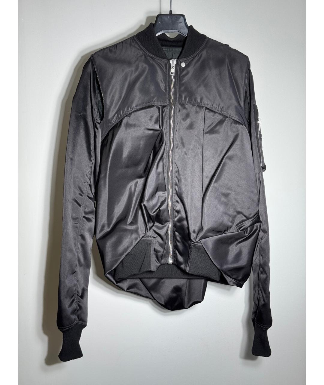 RICK OWENS Черная полиамидовая куртка, фото 9