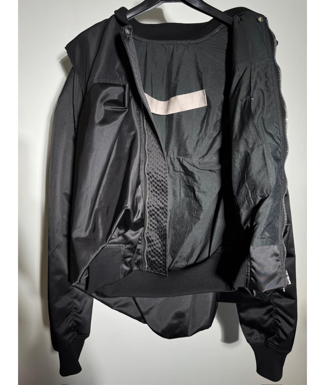 RICK OWENS Черная полиамидовая куртка, фото 6