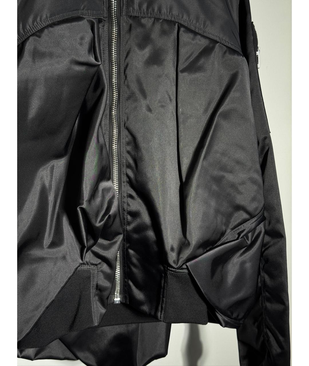 RICK OWENS Черная полиамидовая куртка, фото 4