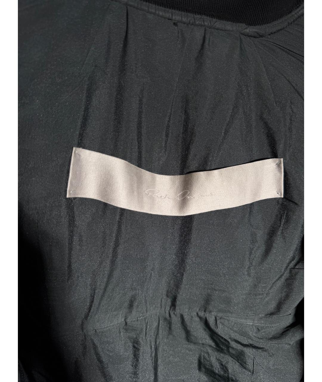 RICK OWENS Черная полиамидовая куртка, фото 5
