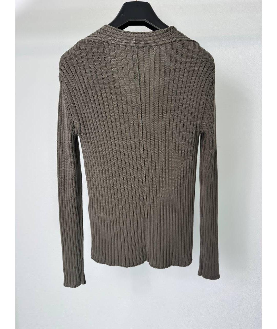 MAX MARA Зеленый хлопковый джемпер / свитер, фото 2