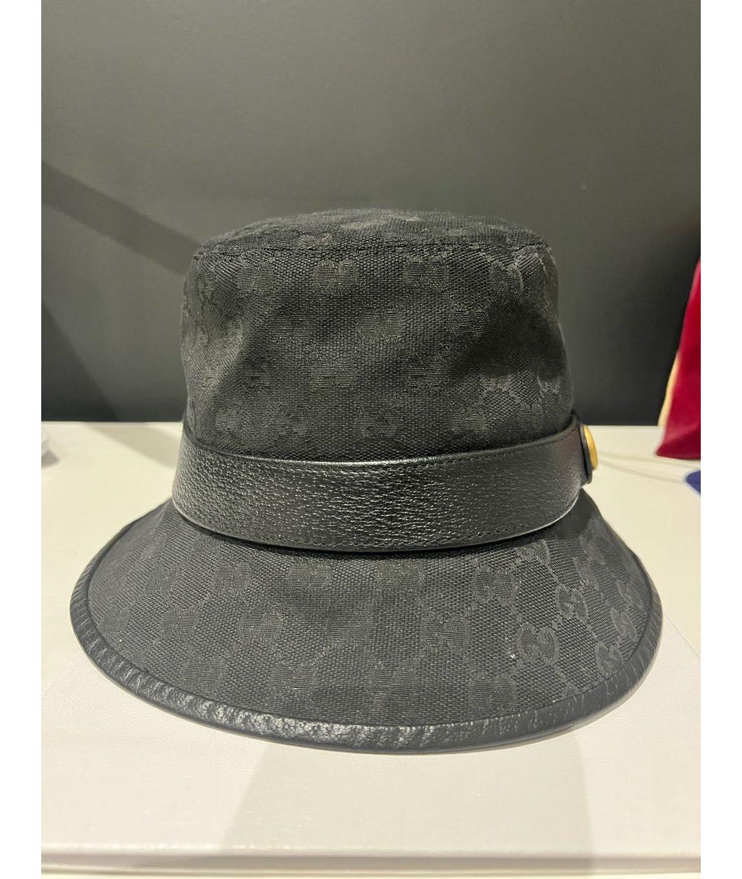 GUCCI Черная шляпа, фото 5