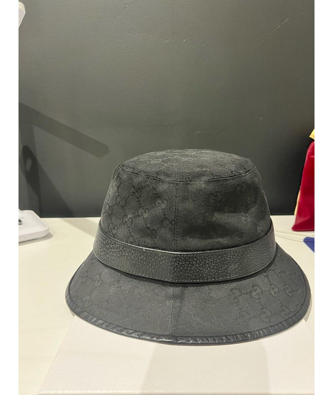 GUCCI Черная шляпа, фото 3