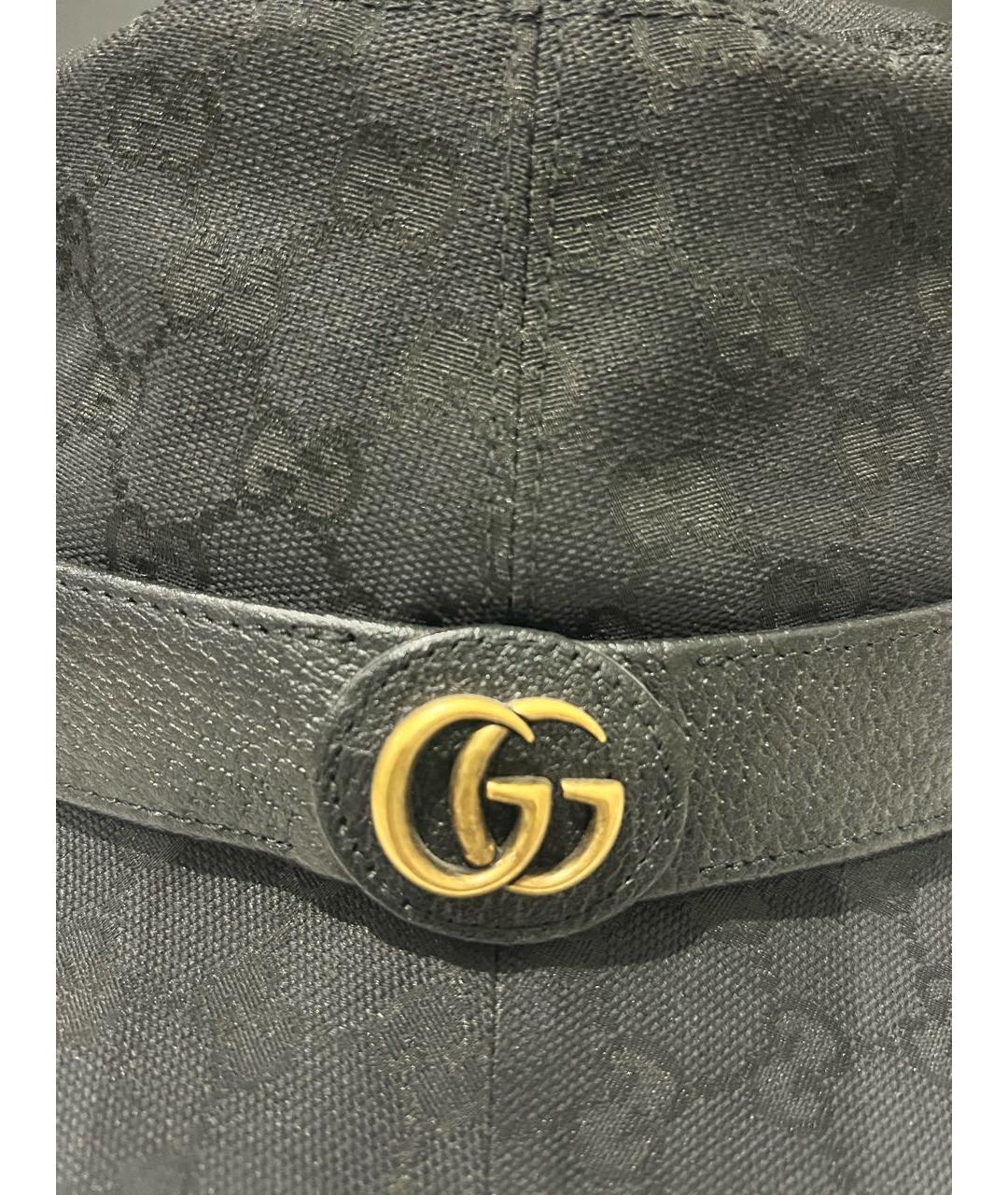 GUCCI Черная шляпа, фото 4