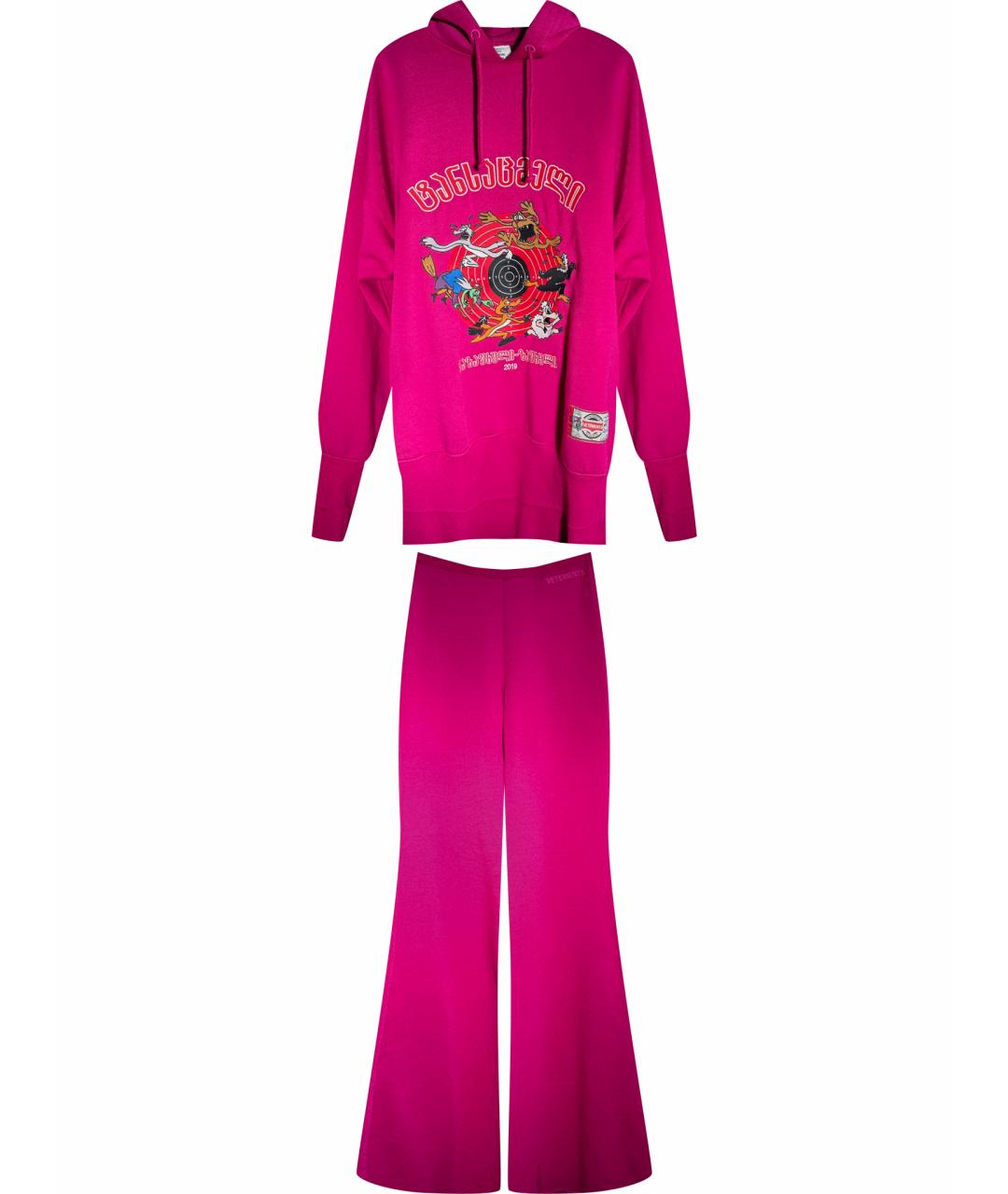 VETEMENTS Фуксия полиэстеровый спортивные костюмы, фото 1