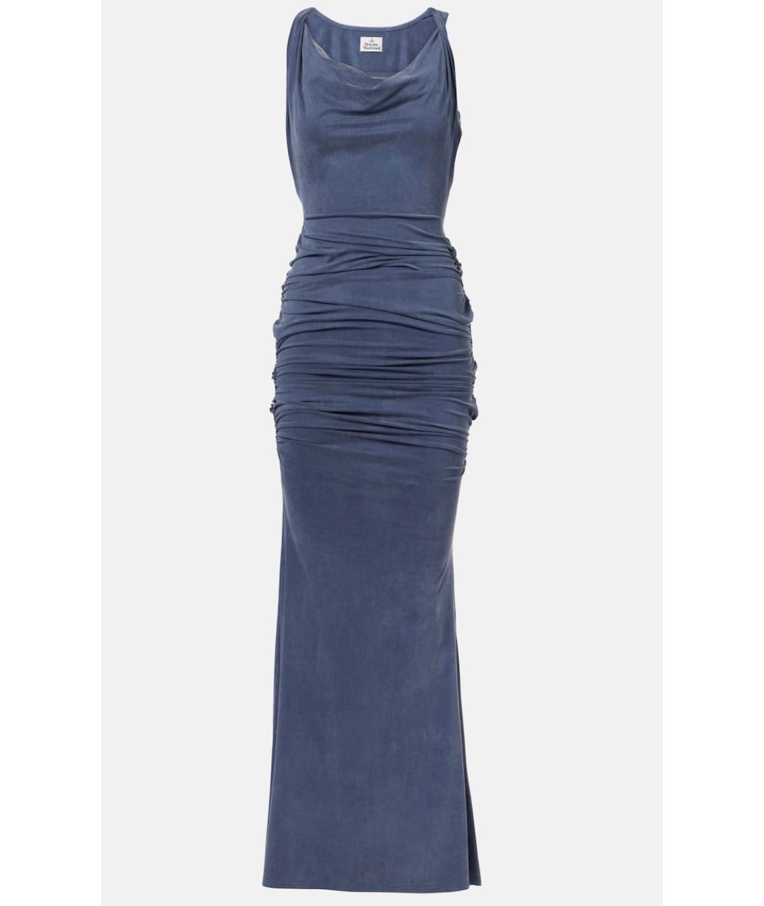 VIVIENNE WESTWOOD Синее коктейльное платье, фото 8