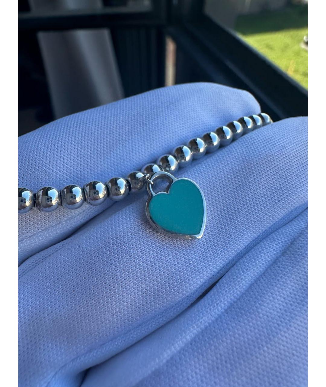 TIFFANY&CO Серебрянный серебряный браслет, фото 3
