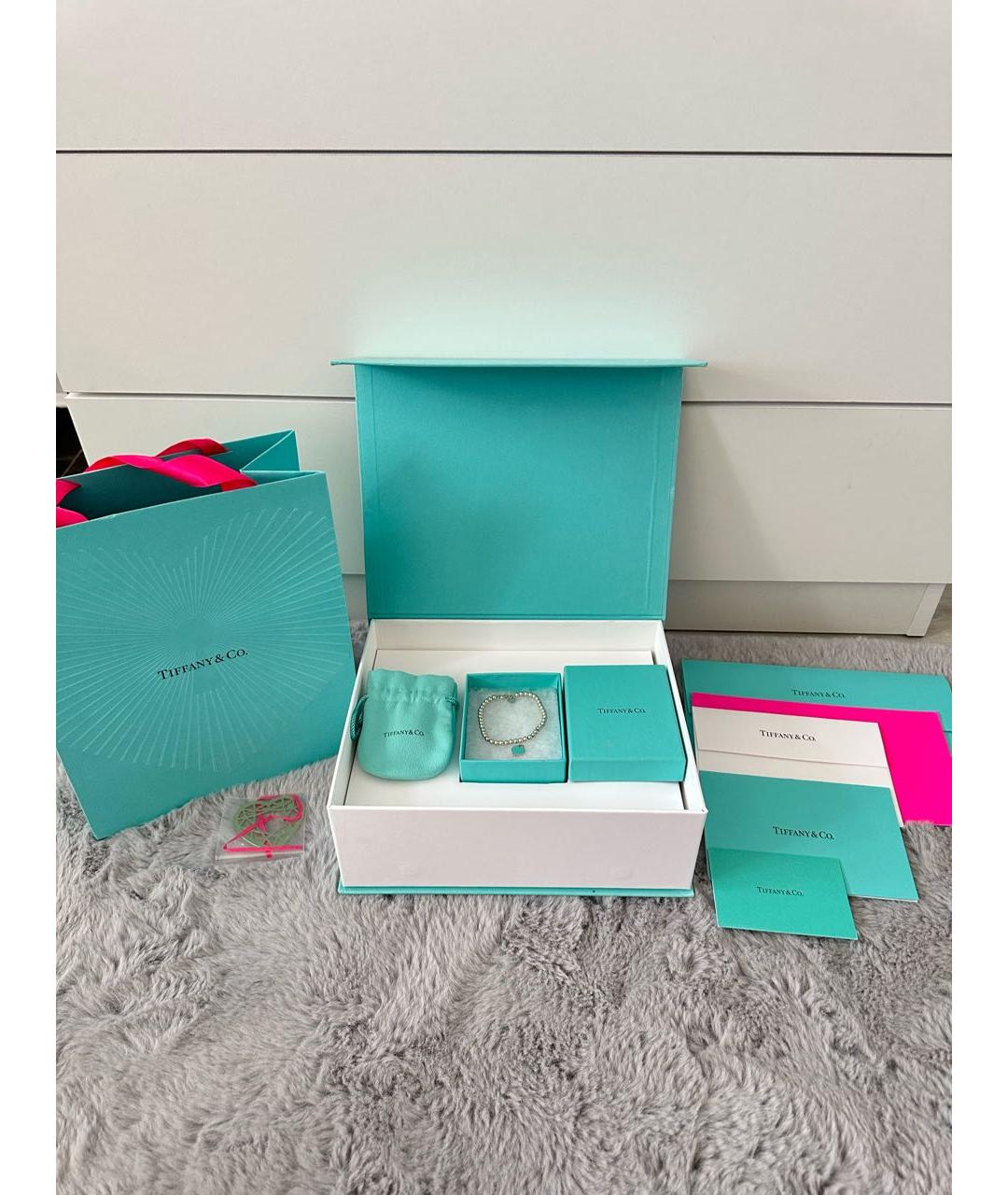 TIFFANY&CO Серебрянный серебряный браслет, фото 2