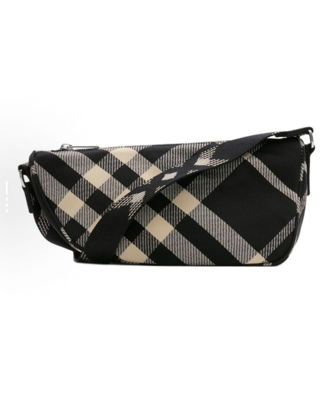 BURBERRY Черная сумка через плечо, фото 7