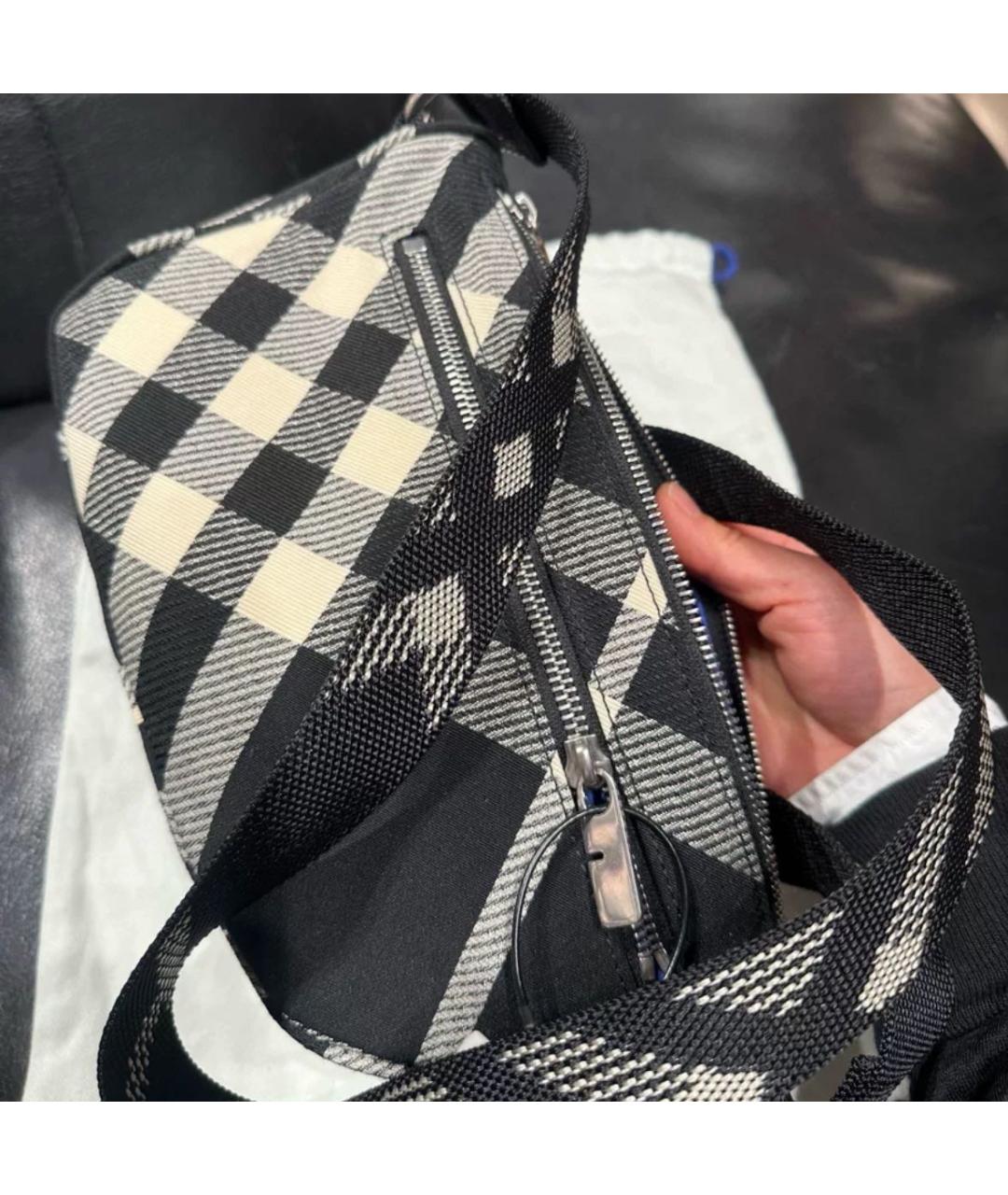 BURBERRY Черная сумка через плечо, фото 6