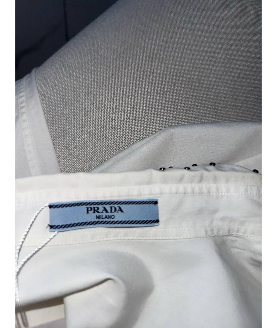 PRADA Белая блузы, фото 3