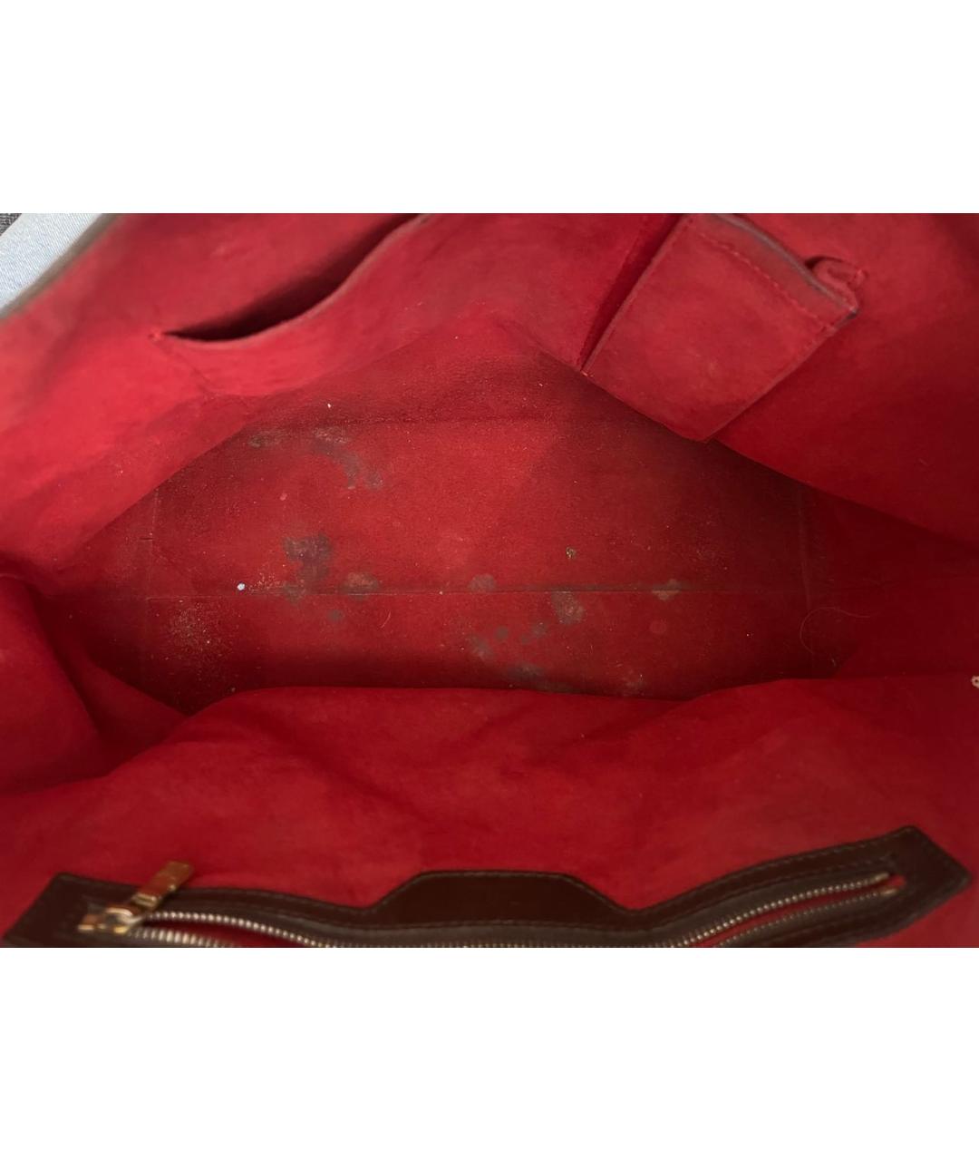 LOUIS VUITTON Коричневая сумка тоут, фото 8