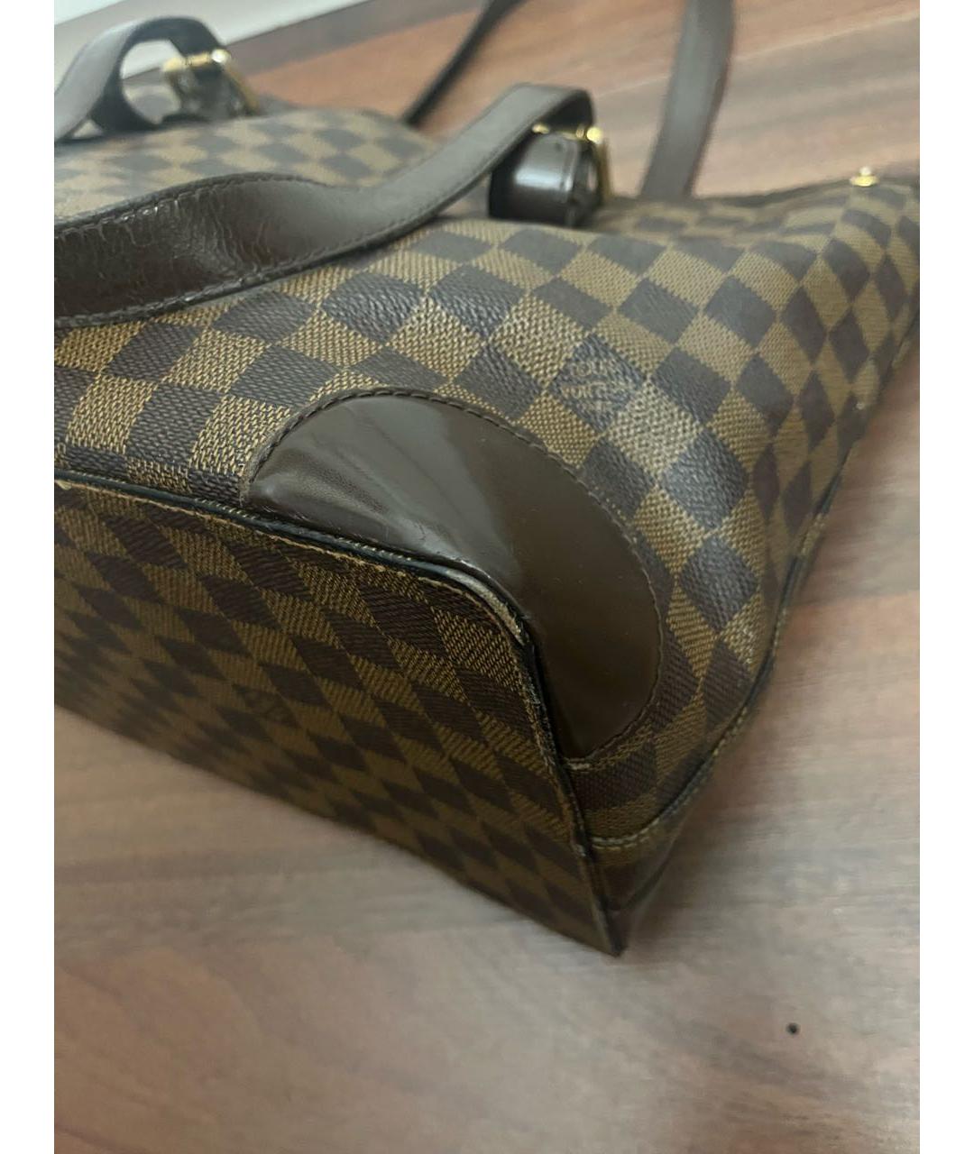 LOUIS VUITTON Коричневая сумка тоут, фото 4