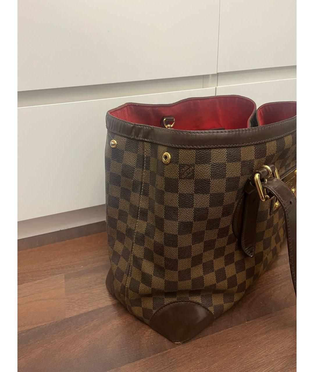 LOUIS VUITTON Коричневая сумка тоут, фото 6