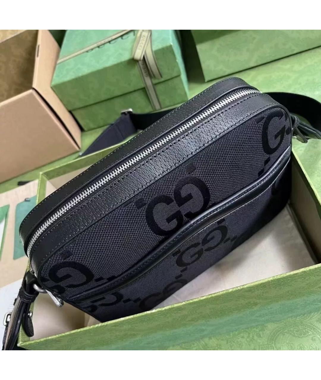GUCCI Черная сумка на плечо, фото 6