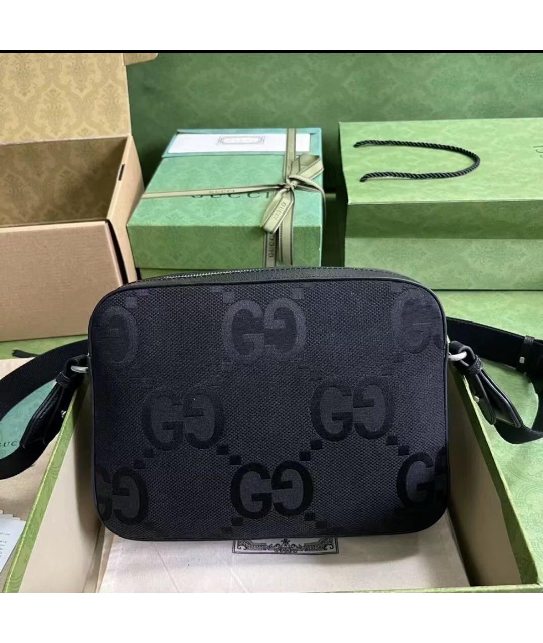 GUCCI Черная сумка на плечо, фото 2