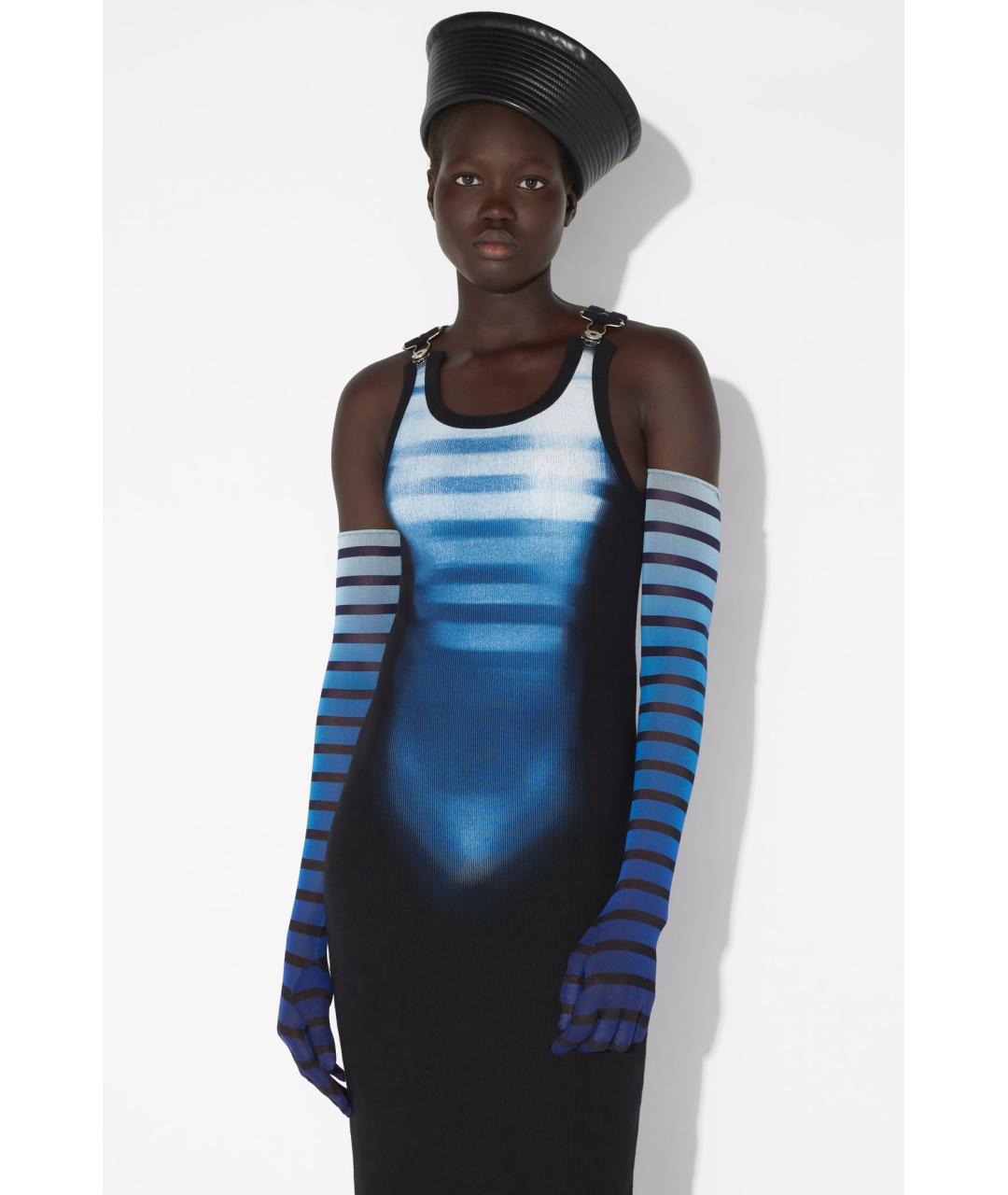 JEAN PAUL GAULTIER Мульти коктейльное платье, фото 8