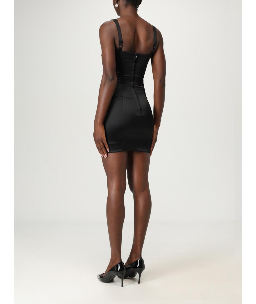 DOLCE&GABBANA Черное коктейльное платье, фото 4