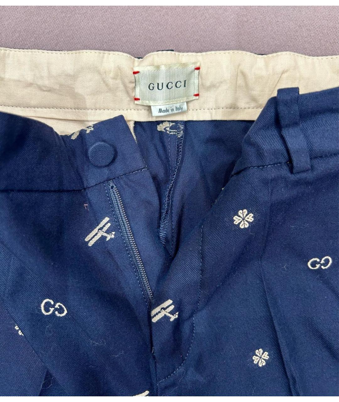 GUCCI Темно-синий хлопковый жакет / жилет, фото 6