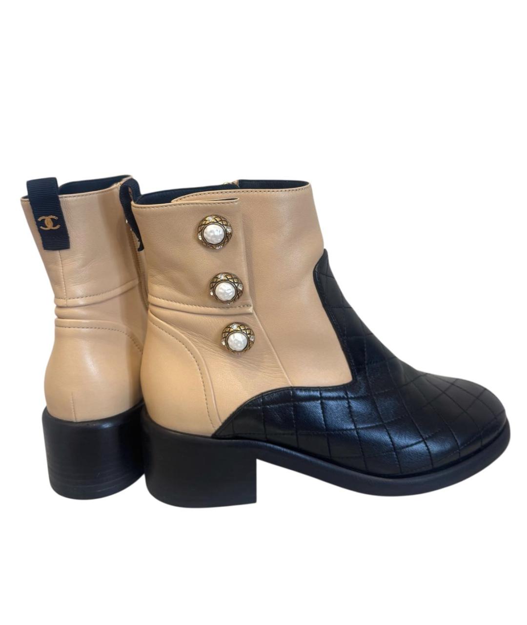 CHANEL Кожаные полусапоги, фото 9
