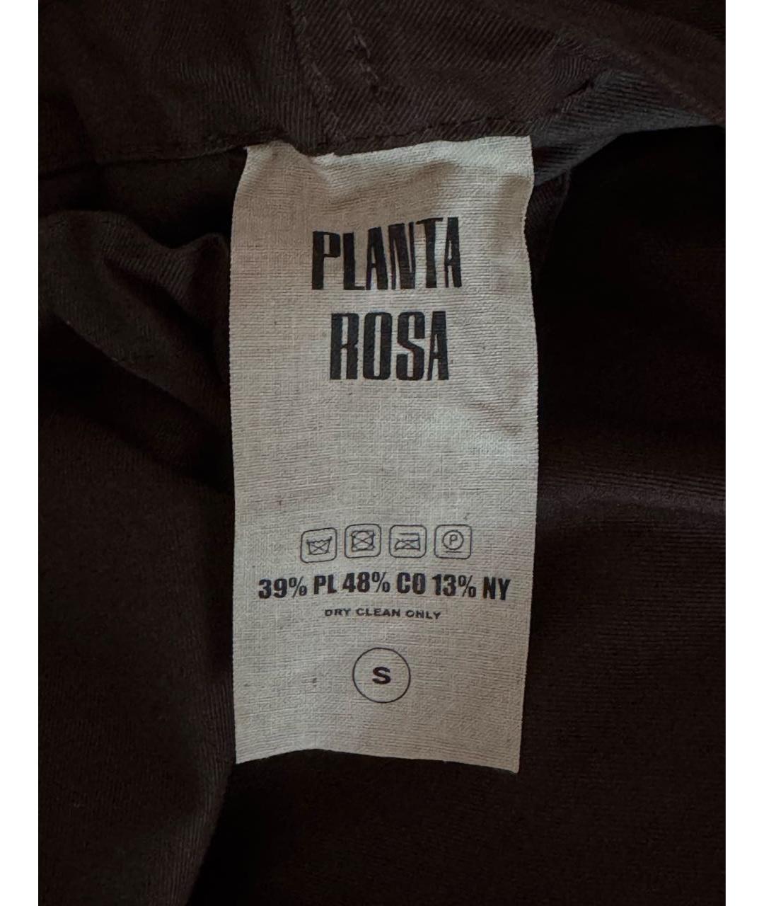 PLANTA ROSA Коричневые полиэстеровые спортивные брюки и шорты, фото 6