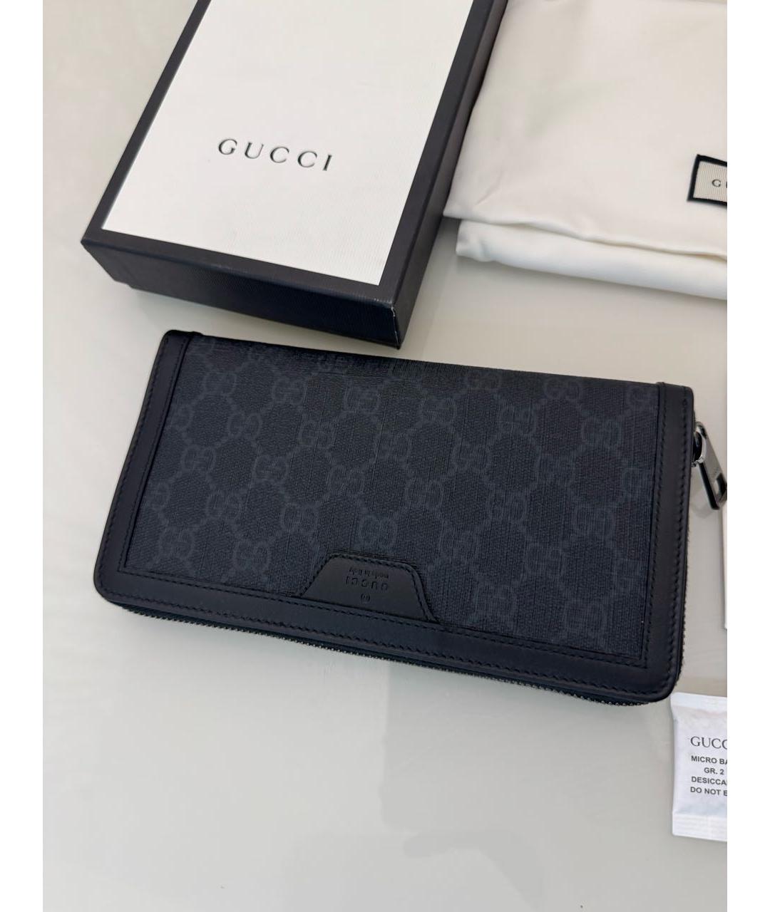 GUCCI Черный кошелек, фото 2