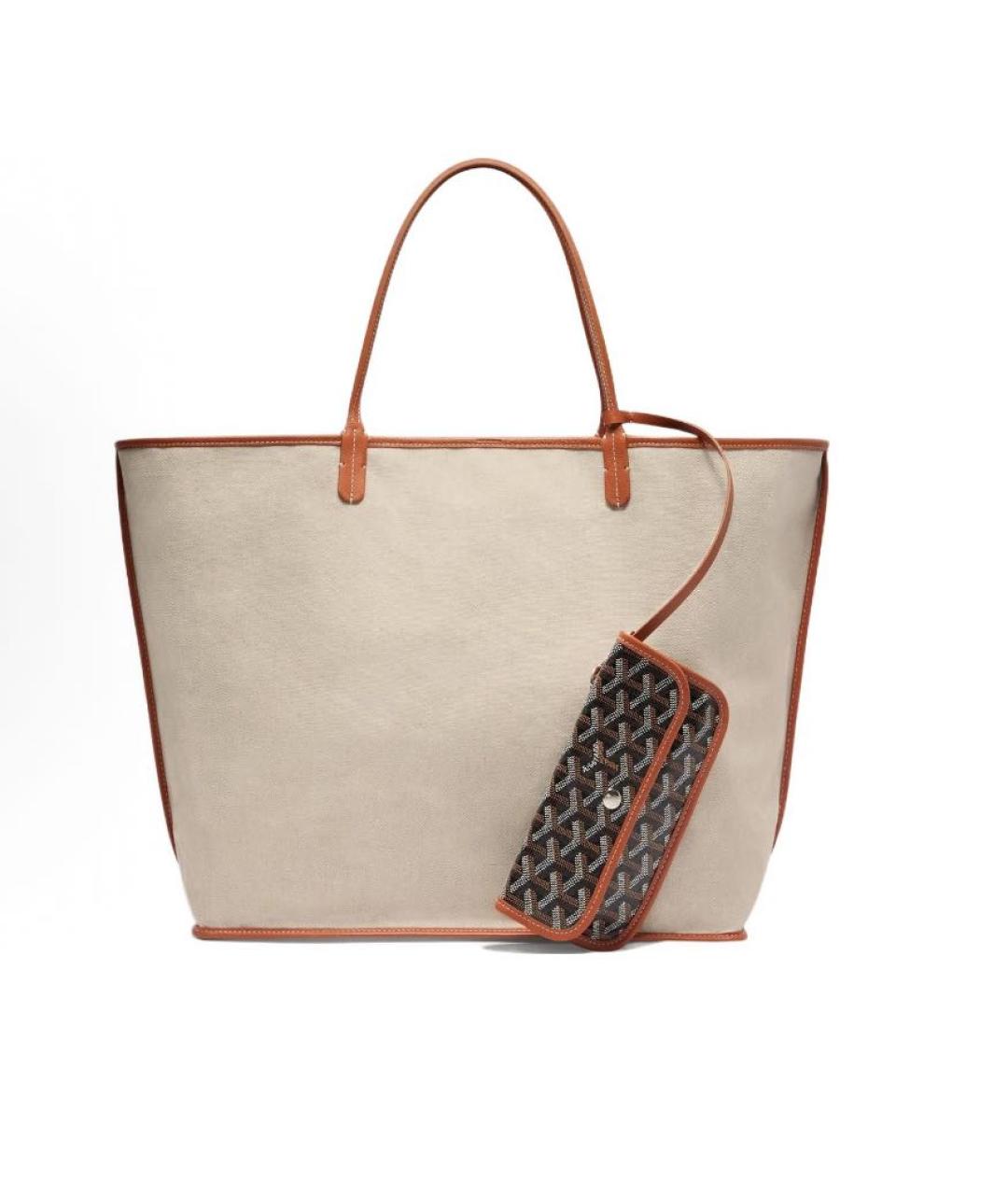 GOYARD Кожаная сумка тоут, фото 3