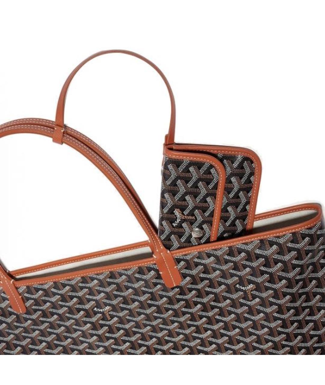 GOYARD Кожаная сумка тоут, фото 4