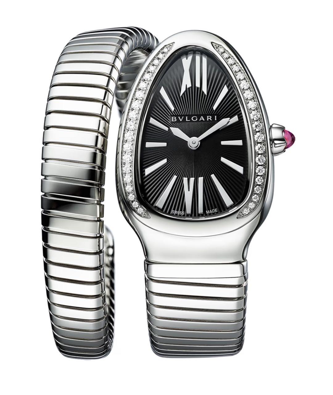 BVLGARI Серебряные часы, фото 1