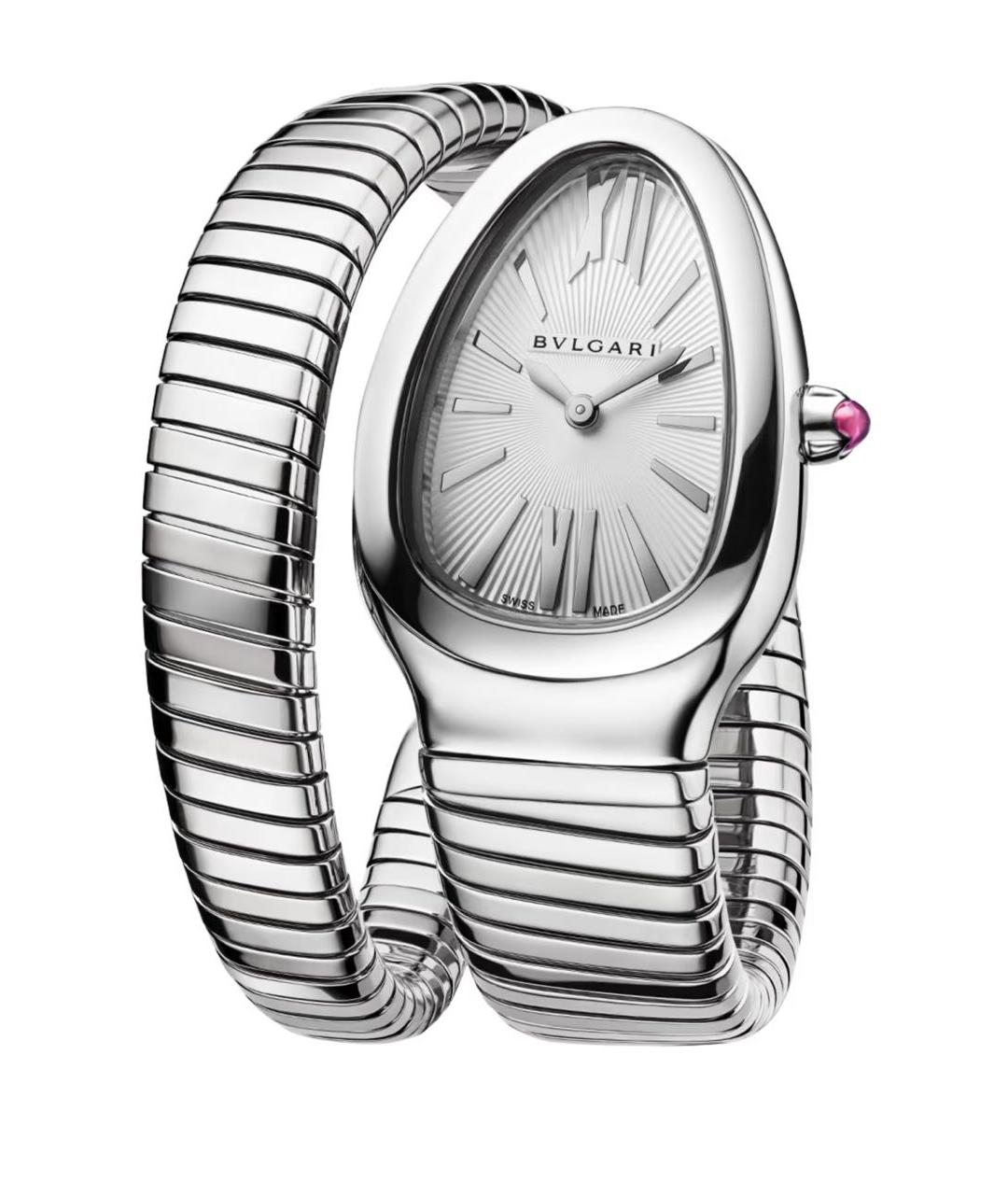 BVLGARI Серебряные часы, фото 2