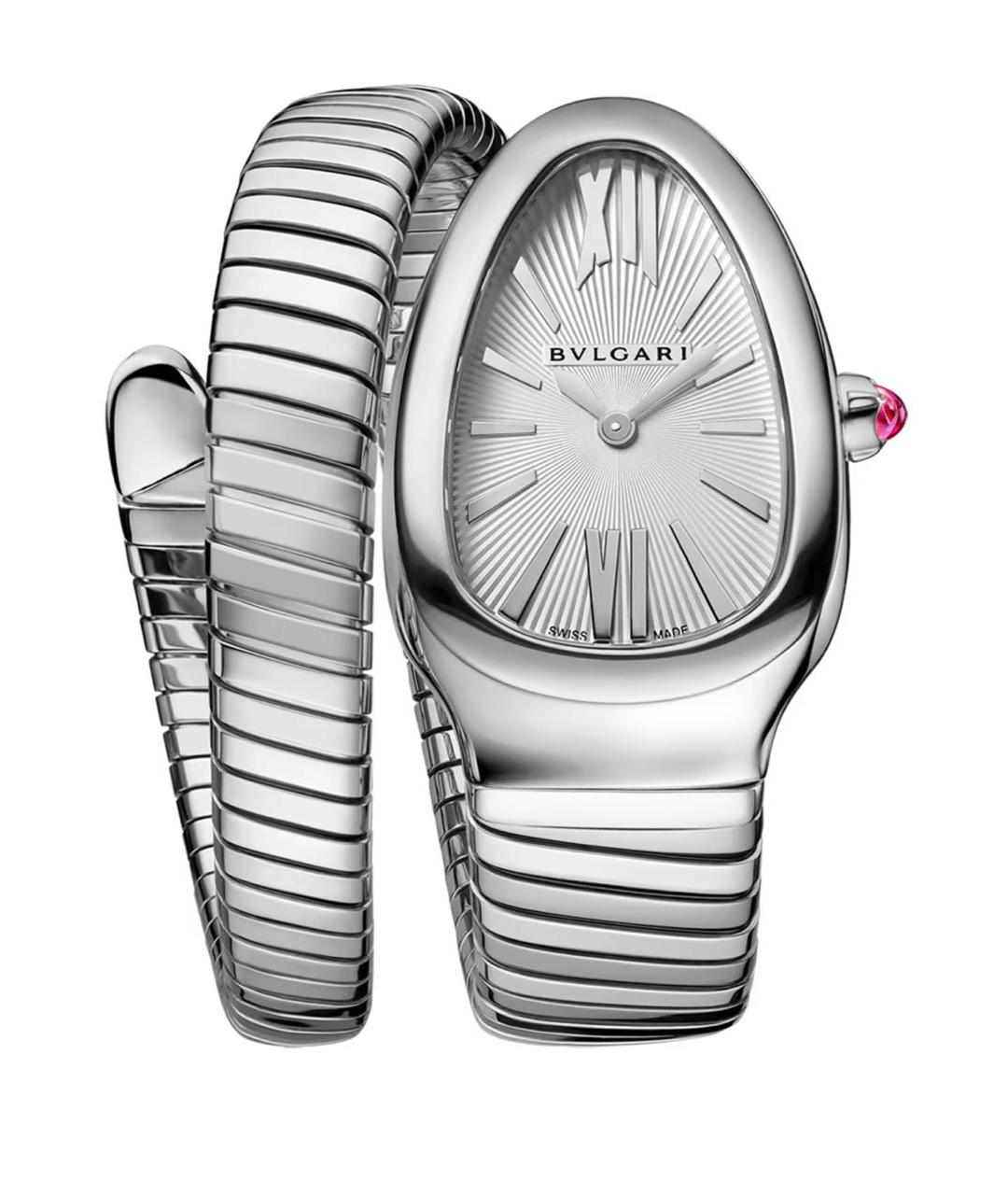 BVLGARI Серебряные часы, фото 1