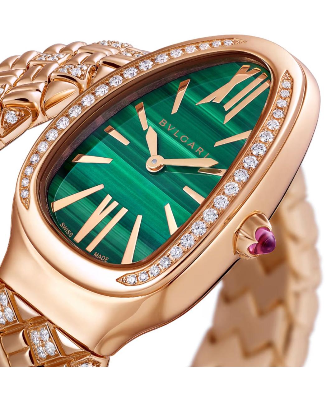 BVLGARI Золотые часы, фото 2