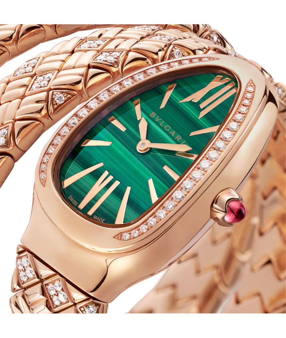 BVLGARI Золотые часы, фото 2