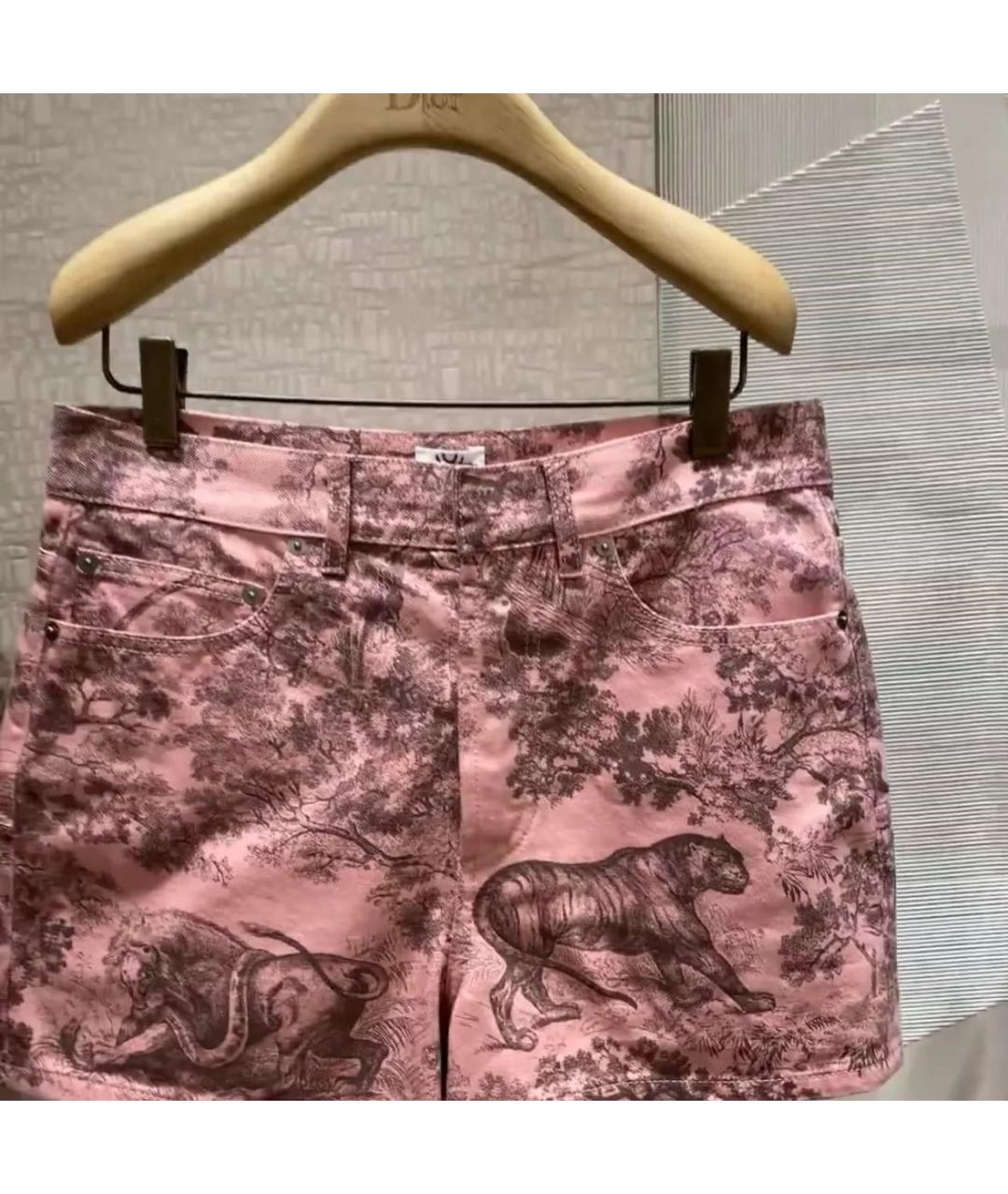 CHRISTIAN DIOR Розовые шорты, фото 2