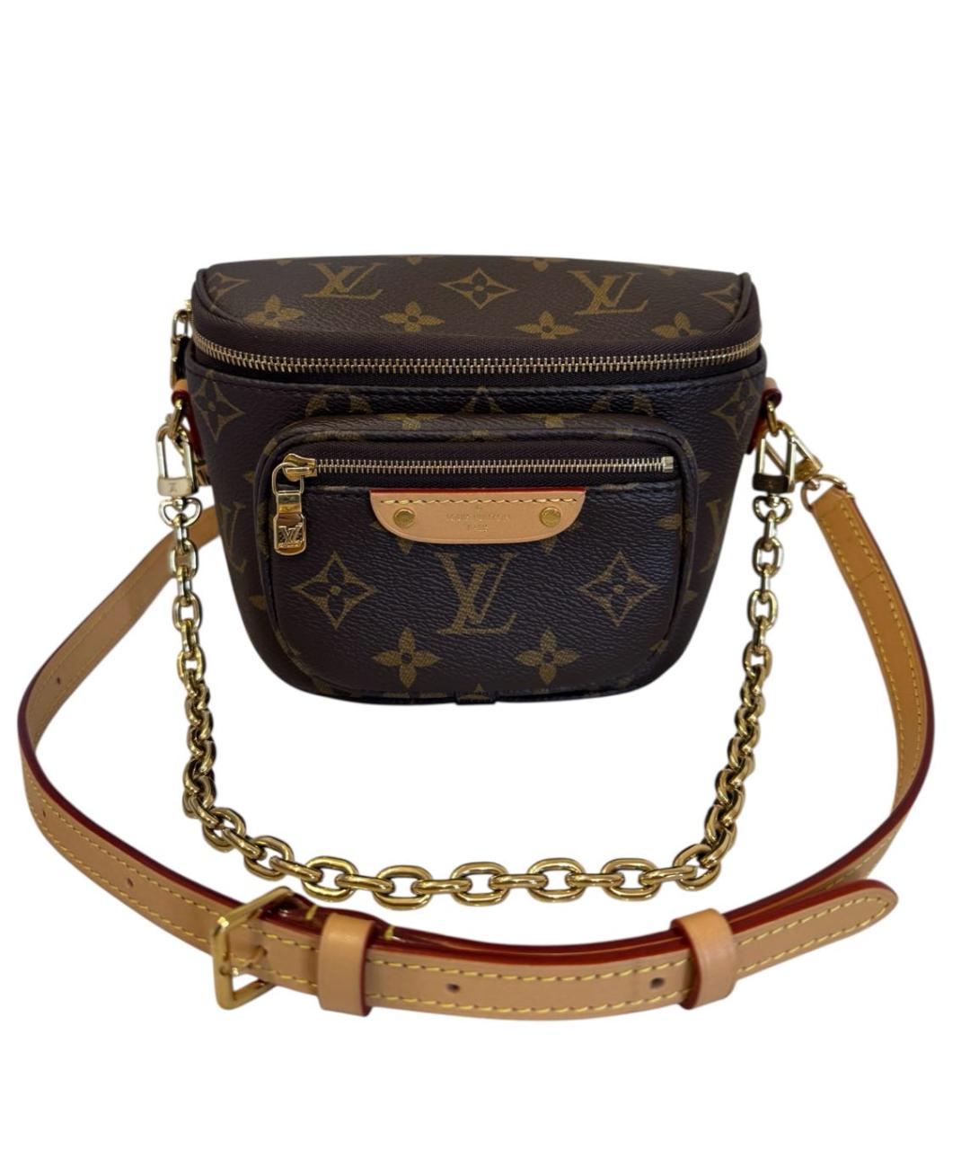 LOUIS VUITTON Коричневая сумка с короткими ручками, фото 1