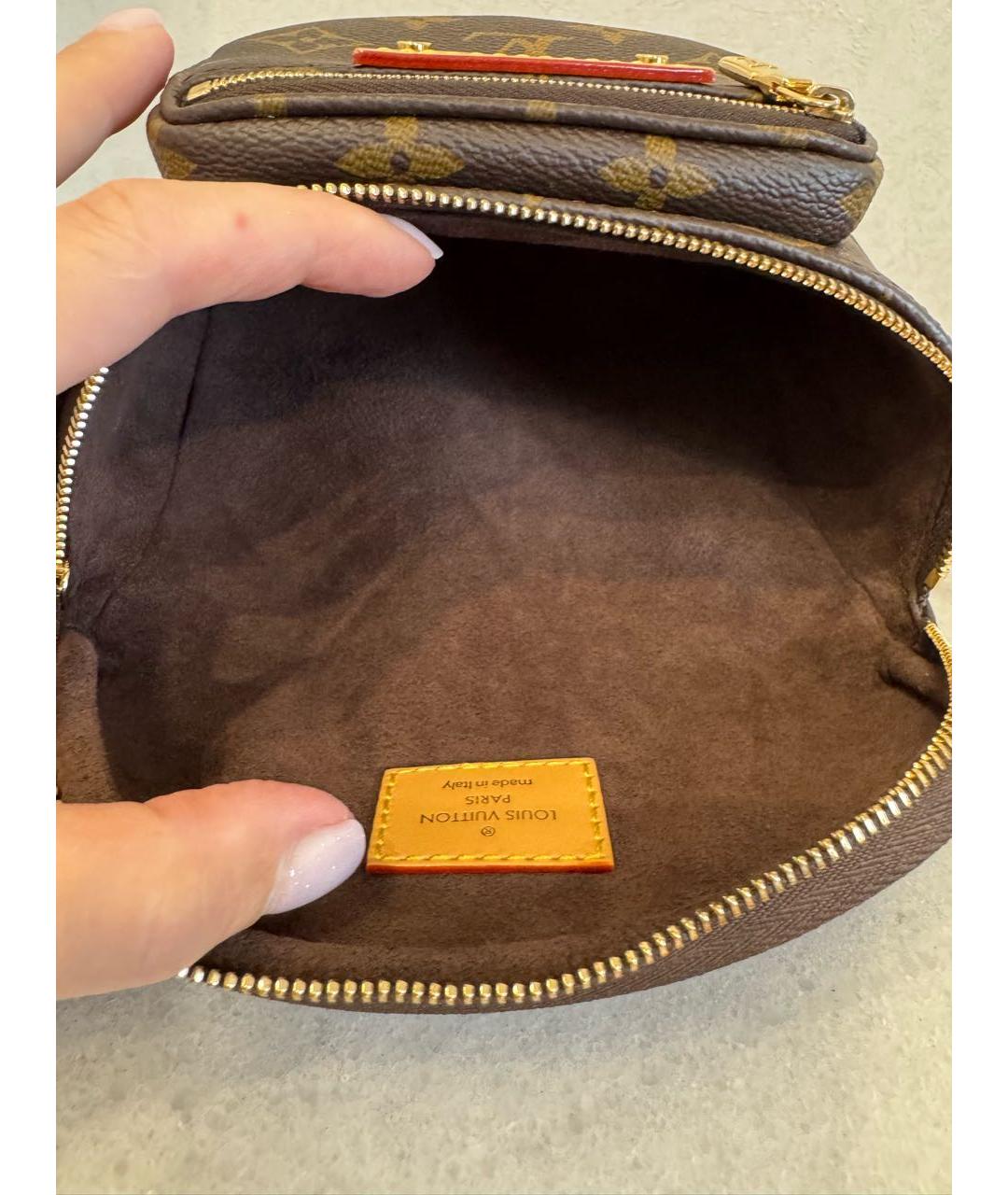 LOUIS VUITTON Коричневая сумка с короткими ручками, фото 8