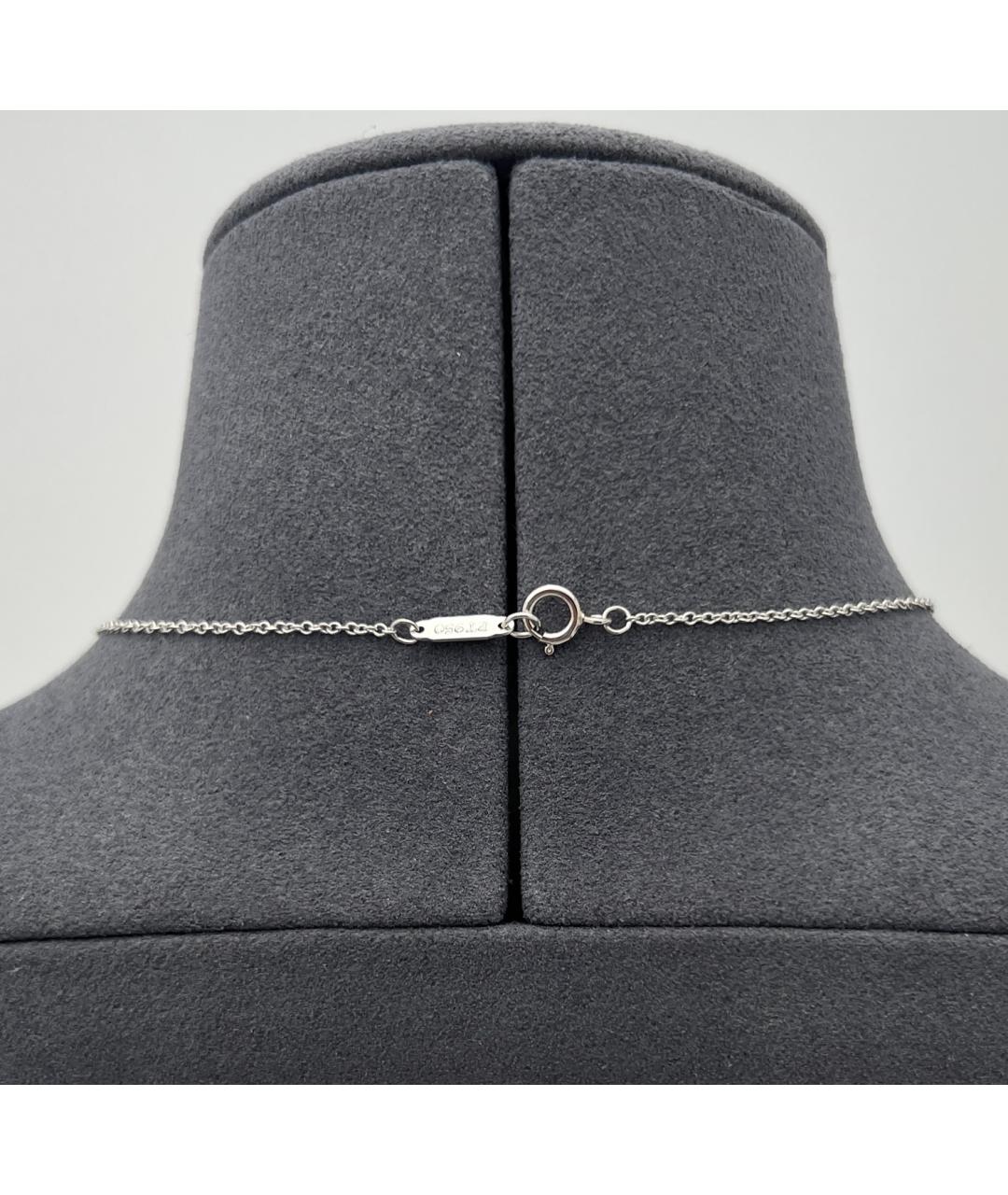 TIFFANY&CO Серебряное платиновое колье, фото 3