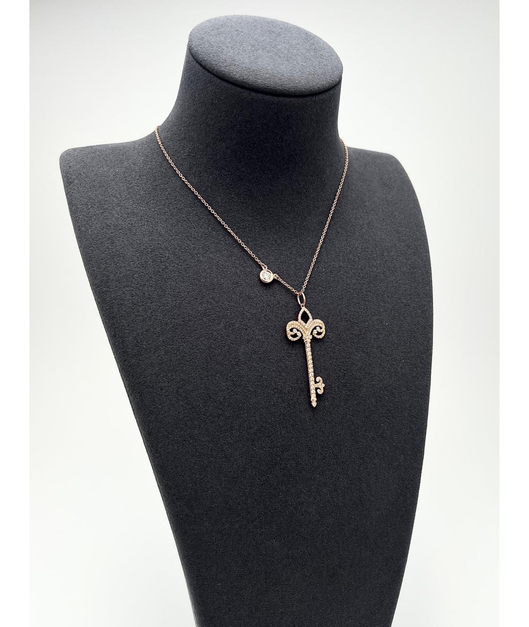 TIFFANY&CO Золотая подвеска из розового золота, фото 4