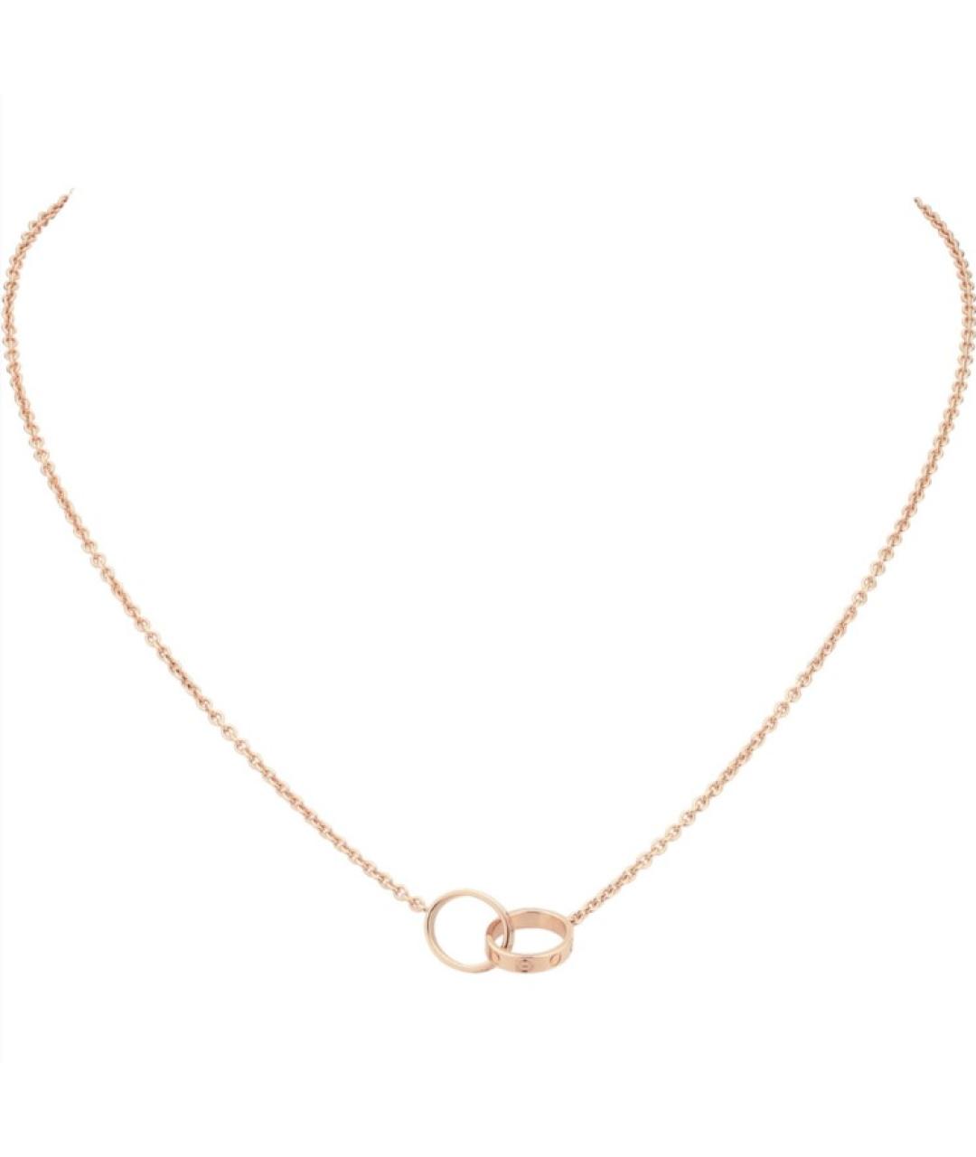 CARTIER Золотое колье из розового золота, фото 9