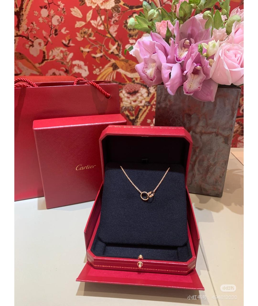 CARTIER Золотое колье из розового золота, фото 8