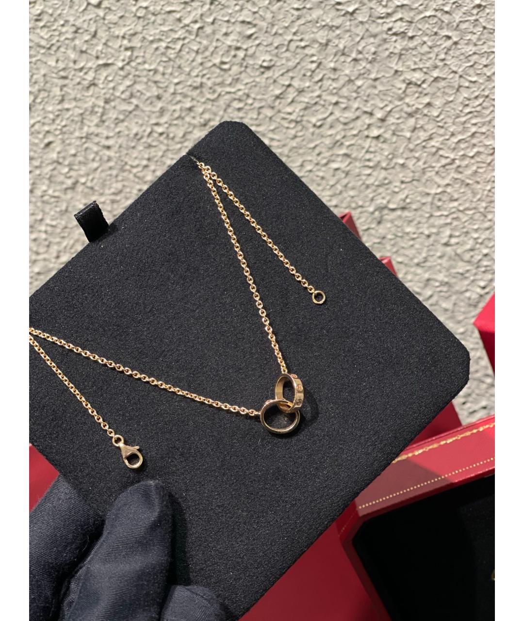 CARTIER Золотое колье из розового золота, фото 5