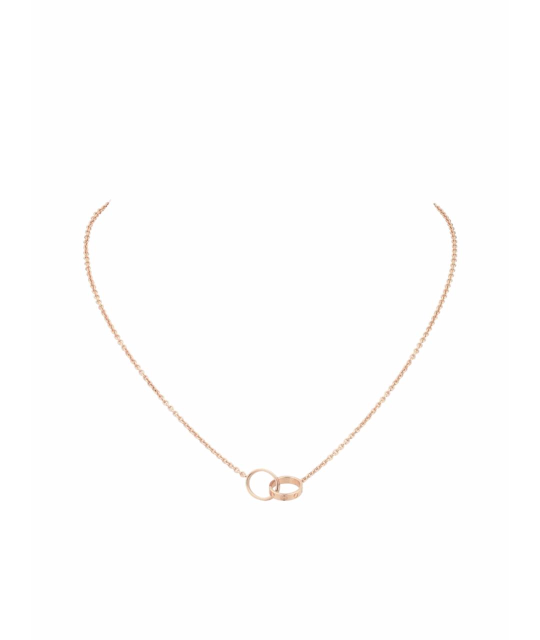 CARTIER Золотое колье из розового золота, фото 1