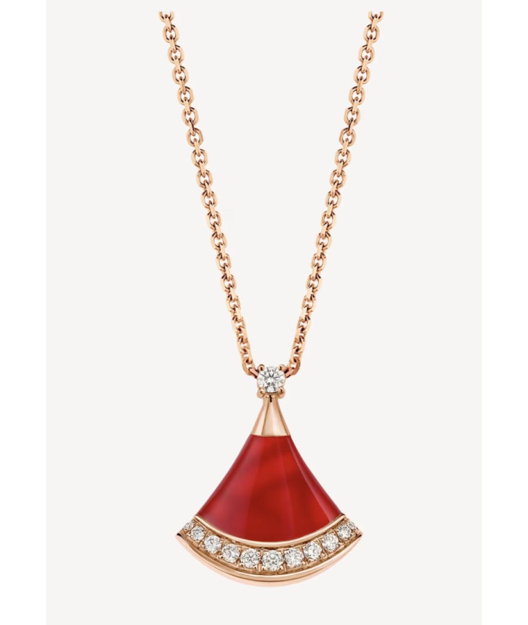 BVLGARI Золотое колье из розового золота, фото 9