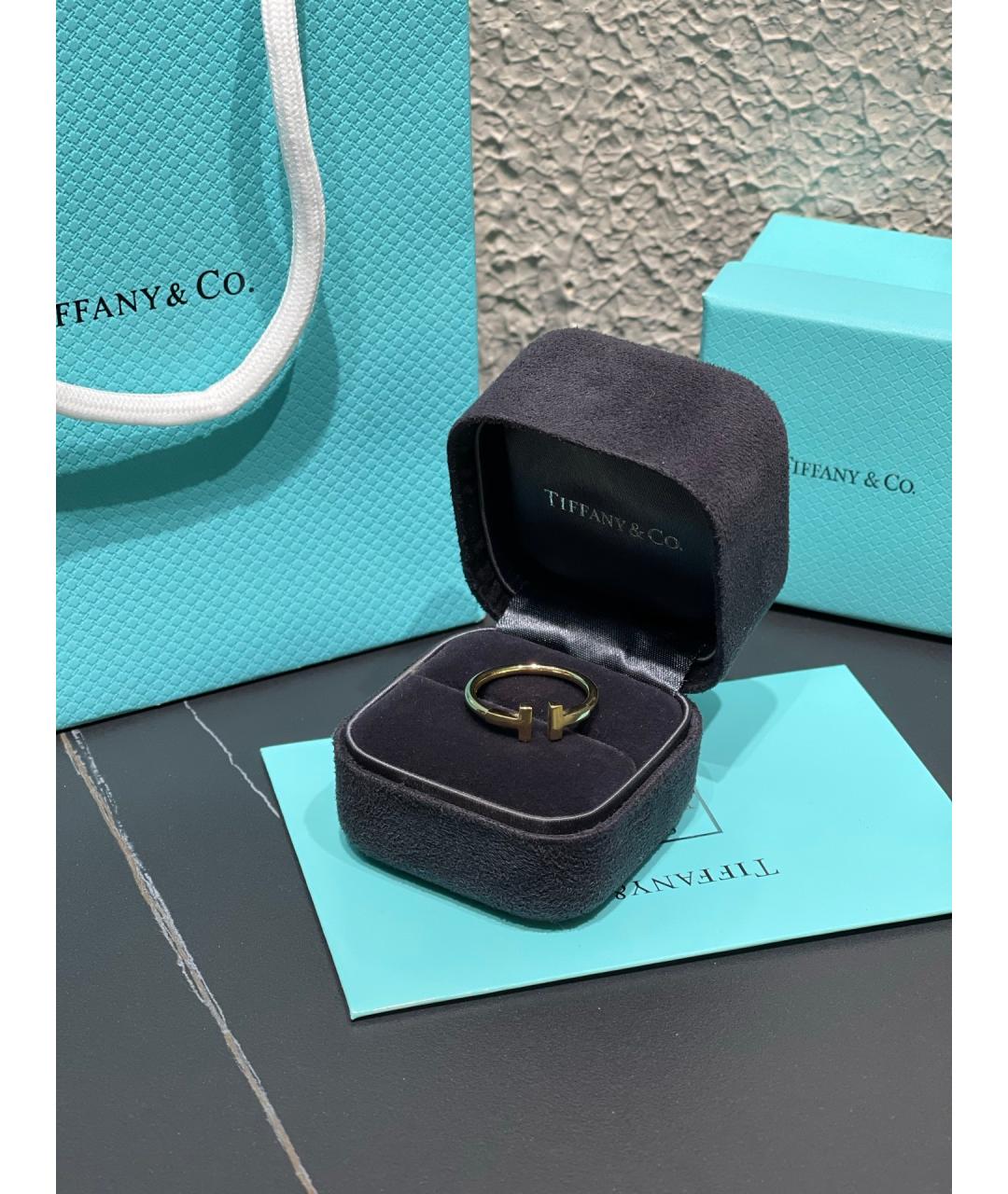 TIFFANY&CO Золотое кольцо из желтого золота, фото 6