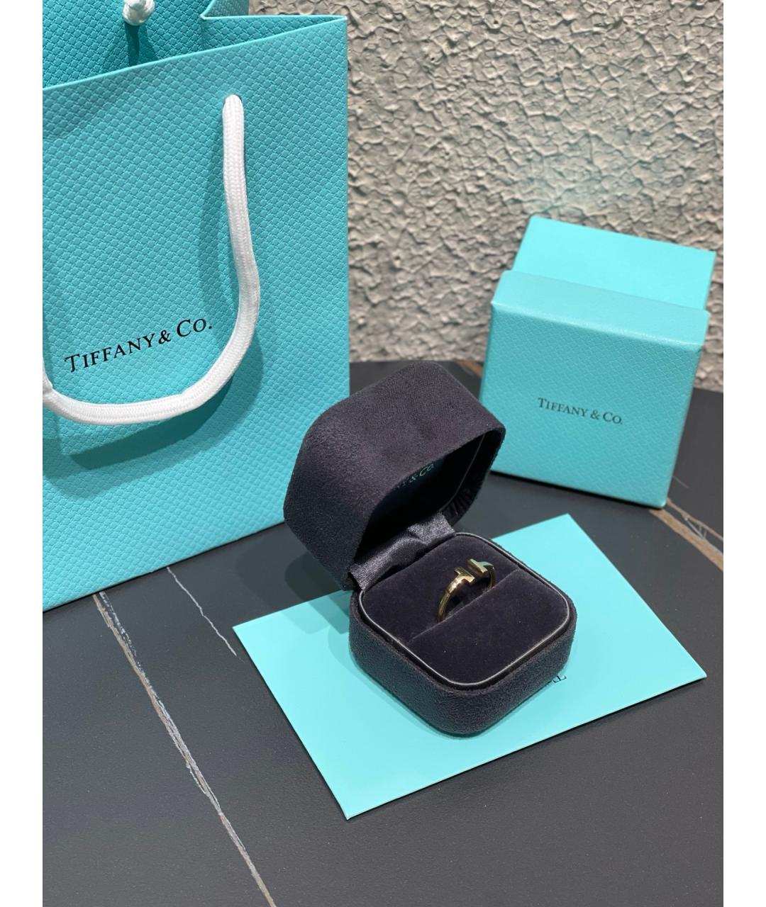 TIFFANY&CO Золотое кольцо из желтого золота, фото 4