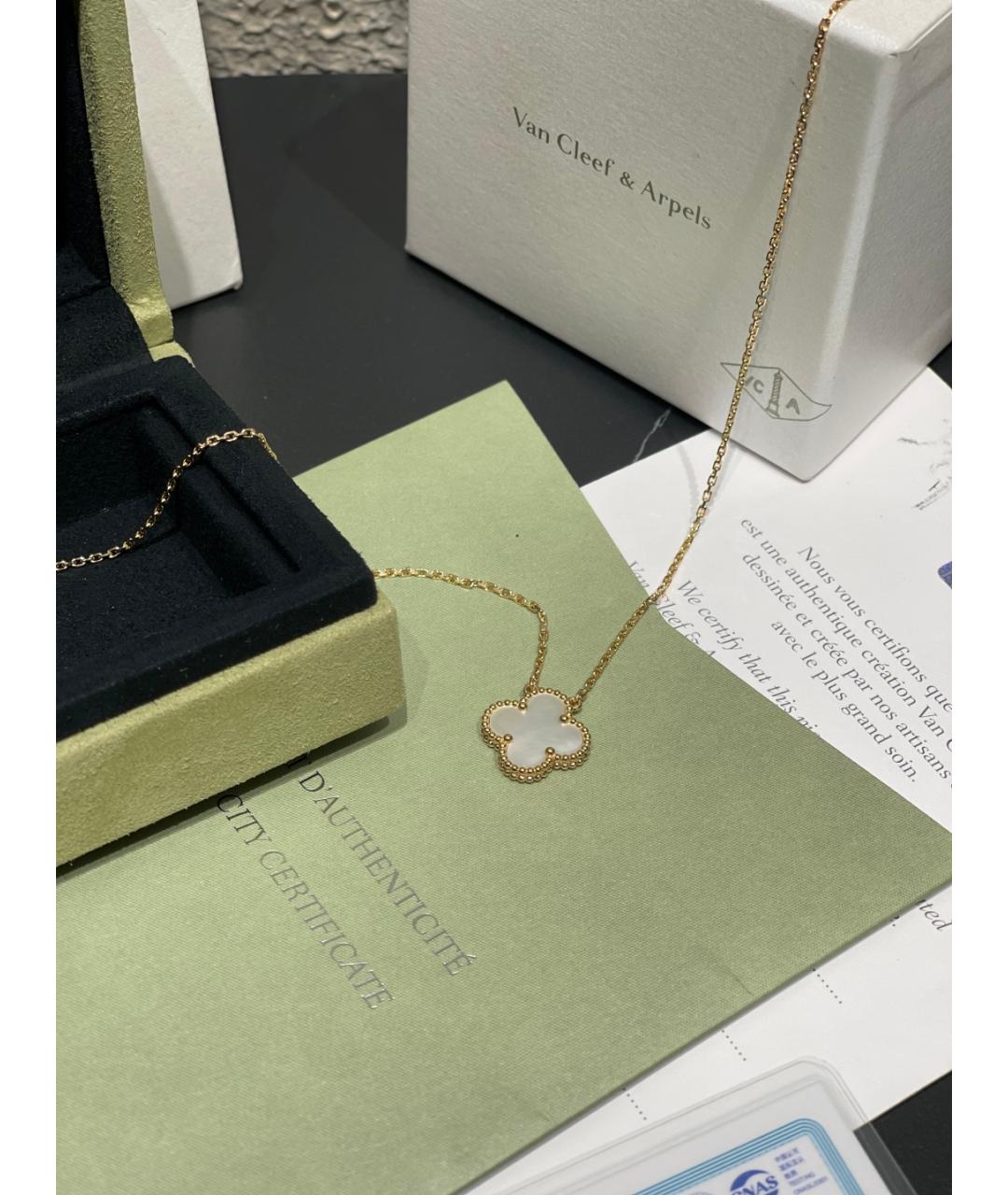 VAN CLEEF & ARPELS Золотое колье из желтого золота, фото 9