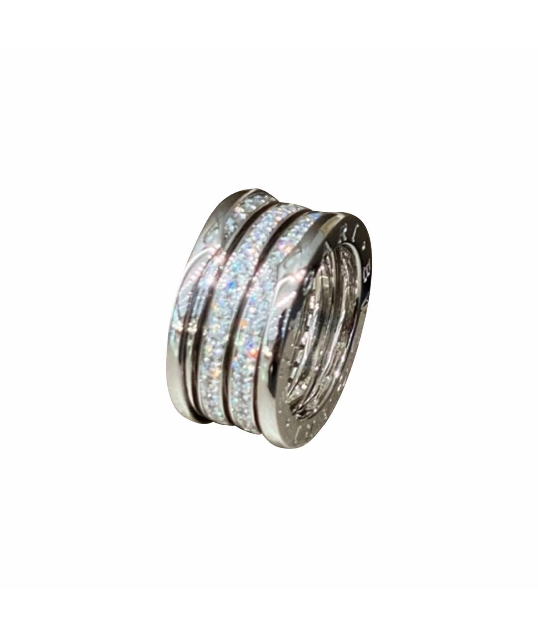 BVLGARI Серебряное кольцо из белого золота, фото 1