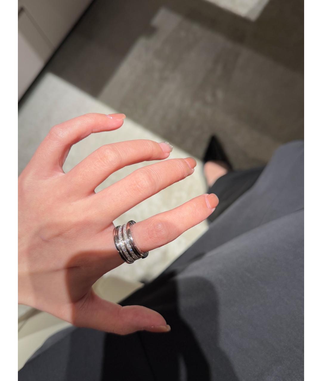 BVLGARI Серебряное кольцо из белого золота, фото 9