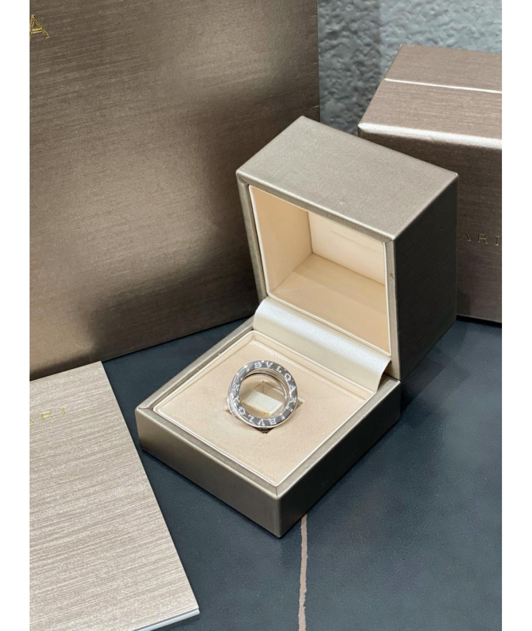 BVLGARI Серебряное кольцо из белого золота, фото 7